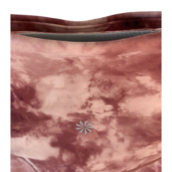 ATHLETA Shades of Pink Ballerina Gown Elation Printed 7/8 Crop Leggings Size 2X - Picture 9 of 9